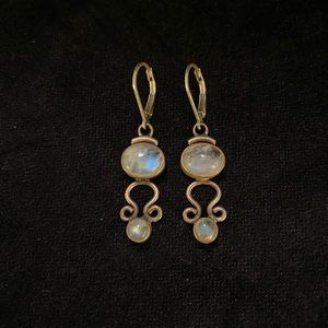 Sterling silver Moonstone earrings